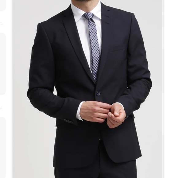 TIGER OF SWEDEN Nedvin men’s wool suit jacket blazer fully lined navy blue sz54L - Picture 16 of 16